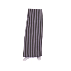 STRIPE BIG METALLIC SILVER COTTON LUNGI